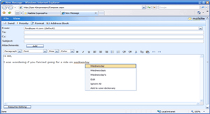 Multi-language support with built in spell checkers